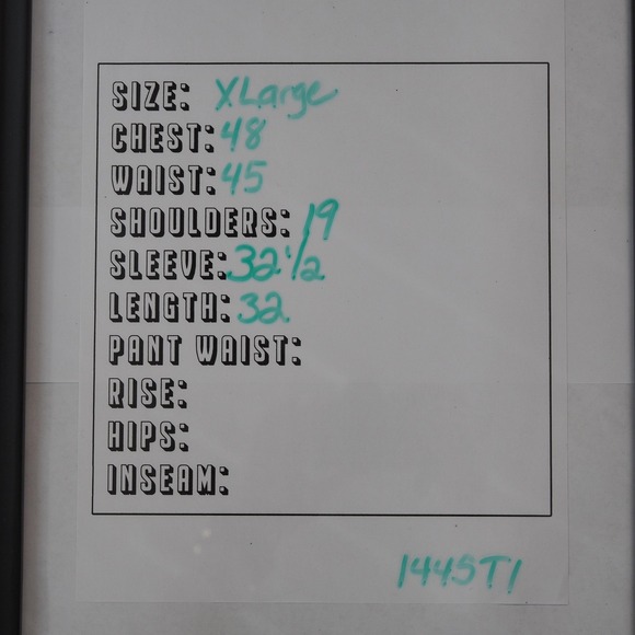 Mizzen Main Shirt Mens XL Trim Fit Blue Green Plaid Leeward Collection USA Made - Picture 12 of 14